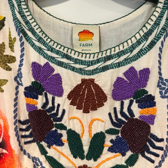 FARM RIO BEADED COLORFUL DRESS - Picture 3 of 12